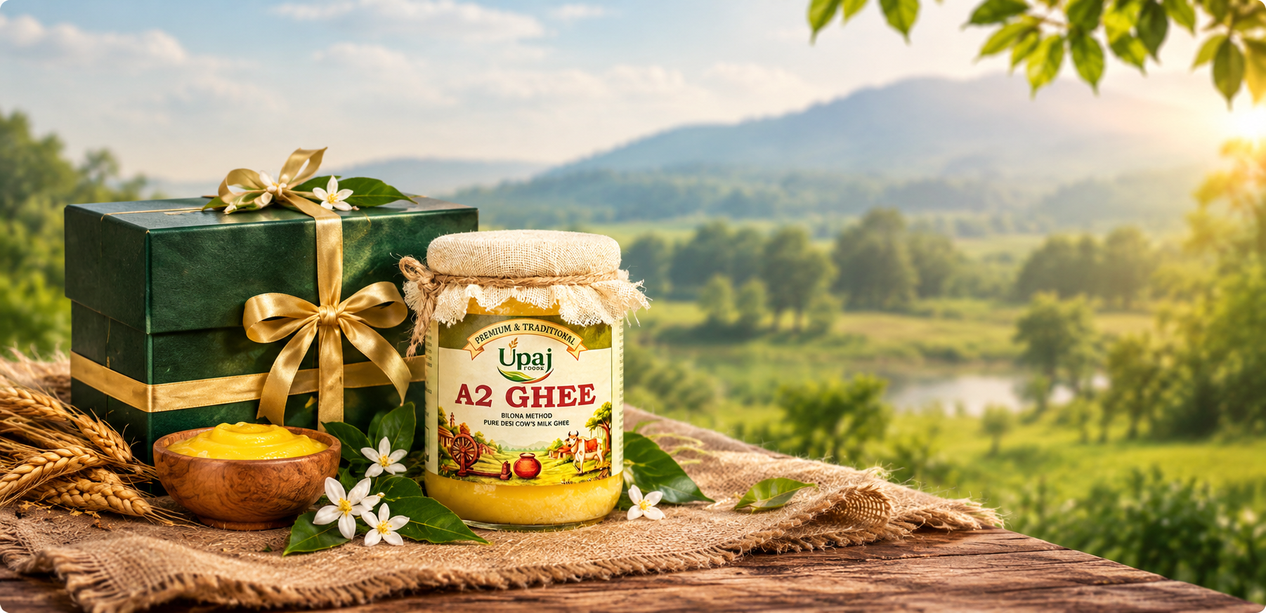 Upaj Foods Premium A2 Desi Cow Ghee